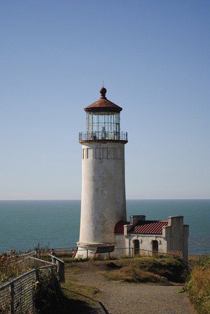 Free download Lighthouse Ocean Sea -  free photo or picture to be edited with GIMP online image editor