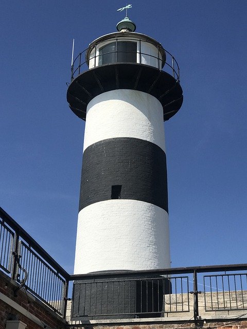 Free download Lighthouse Portsmouth Beacon -  free photo or picture to be edited with GIMP online image editor