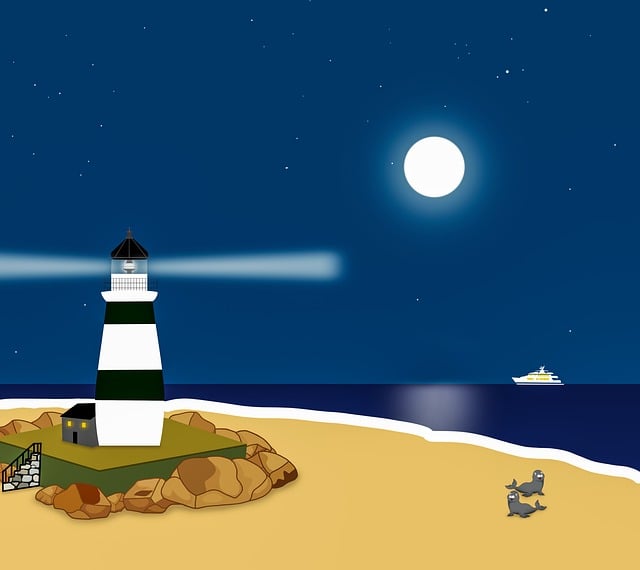 Free download lighthouse seals rocks yacht ocean free picture to be edited with GIMP free online image editor