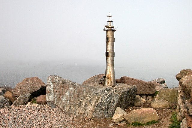 Скачать бесплатно Lighthouse Stone Cliff - бесплатное фото или изображение для редактирования с помощью онлайн-редактора GIMP