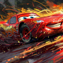 Lightning McQueen Wallpaper  screen for extension Chrome web store in OffiDocs Chromium
