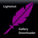 Lightshot Gallery Downloader  screen for extension Chrome web store in OffiDocs Chromium