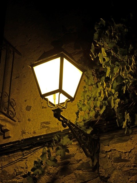 Template Photo Light Street Lamp Night -  for OffiDocs