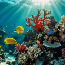 Light under the ocean  screen for extension Chrome web store in OffiDocs Chromium