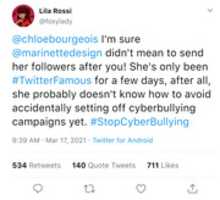 Free download Lila Cyber Bully free photo or picture to be edited with GIMP online image editor