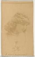 Free download Lilly McIntyre, from the Actors and Actresses series (N45, Type 1) for Virginia Brights Cigarettes free photo or picture to be edited with GIMP online image editor