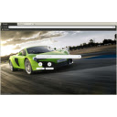 Lime Mclaren 650s in Track  screen for extension Chrome web store in OffiDocs Chromium