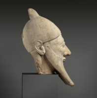 Free download Limestone head of a bearded man free photo or picture to be edited with GIMP online image editor