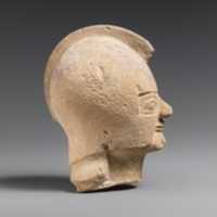 Free download Limestone head of a warrior wearing a crested helmet free photo or picture to be edited with GIMP online image editor