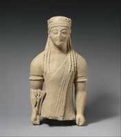 Free download Limestone statue of a beardless male votary with a wreath of leaves free photo or picture to be edited with GIMP online image editor