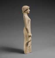 Free download Limestone statuette of a beardless male votary with a fillet free photo or picture to be edited with GIMP online image editor