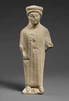 Free download Limestone statuette of a boy with a flat headdress free photo or picture to be edited with GIMP online image editor