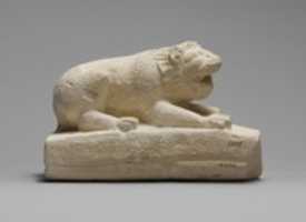 Free download Limestone statuette of a lion free photo or picture to be edited with GIMP online image editor