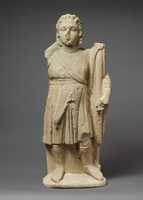 Free download Limestone statuette of Dionysos holding a thyrsos free photo or picture to be edited with GIMP online image editor