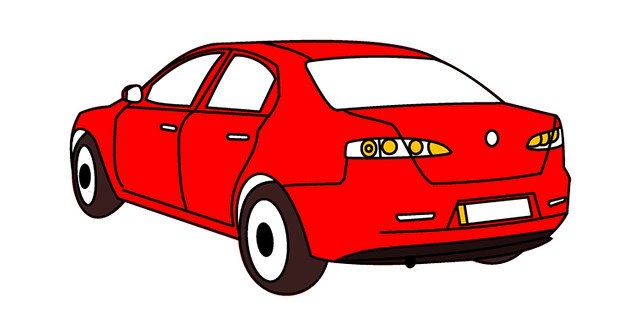 Free download Line Draw Alfa Romeo Car -  free illustration to be edited with GIMP free online image editor