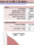 הורדה חינם של מחשבון קו אשראי תבנית DOC, XLS או PPT בחינם לעריכה עם LibreOffice מקוון או OpenOffice Desktop מקוון