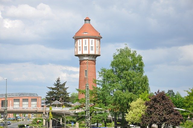 Free download Lingen Water Tower -  free photo or picture to be edited with GIMP online image editor