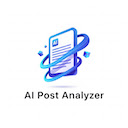 LinkedIn AI Post Analyzer  screen for extension Chrome web store in OffiDocs Chromium