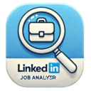 LinkedIn Job Analyzer  screen for extension Chrome web store in OffiDocs Chromium