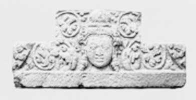 Free download Lintel with the Head of a Male Deity free photo or picture to be edited with GIMP online image editor