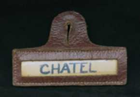 Free download Lionel F. Chatel Sr Army Uniform Name Badge free photo or picture to be edited with GIMP online image editor
