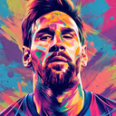 Lionel Messi Colorful Live Wallpaper  screen for extension Chrome web store in OffiDocs Chromium