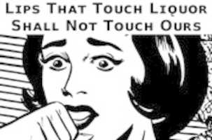 Free download Lips That Touch Liquor Shall Never Touch Mine-related PNG - image created in the 2010s free photo or picture to be edited with GIMP online image editor