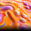 Liquid Harmony: Flowing Colors  screen for extension Chrome web store in OffiDocs Chromium