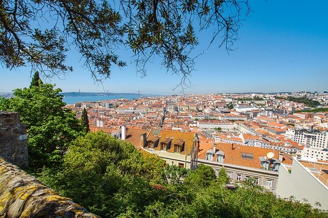 Téléchargement gratuit Lisbonne Castello Saojorge - photo ou image gratuite à modifier avec l'éditeur d'images en ligne GIMP