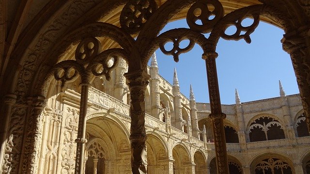 Unduh gratis Biara Lisbon Portugal - foto atau gambar gratis untuk diedit dengan editor gambar online GIMP