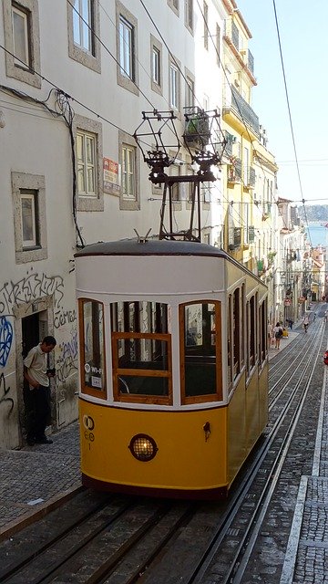 Free picture Lisbon Tram Elevator -  to be edited by GIMP free image editor by OffiDocs