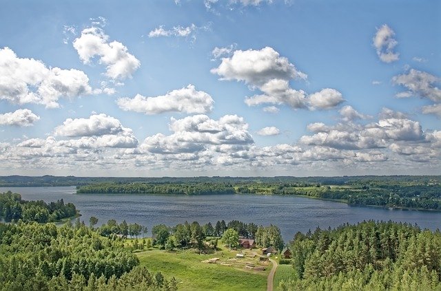 تحميل مجاني ليتوانيا Lake Ūkojas Aukštaitija - صورة مجانية أو صورة لتحريرها باستخدام محرر الصور عبر الإنترنت GIMP