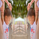Little boy holding his mothers hand.  screen for extension Chrome web store in OffiDocs Chromium