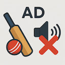 Live cricket match Ad Muter  screen for extension Chrome web store in OffiDocs Chromium