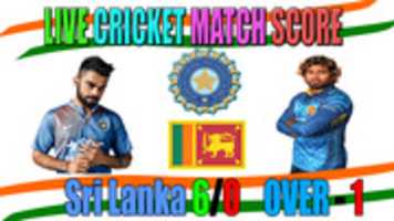 Free download Live Match Score Srilanka 6 Run Over 1 free photo or picture to be edited with GIMP online image editor