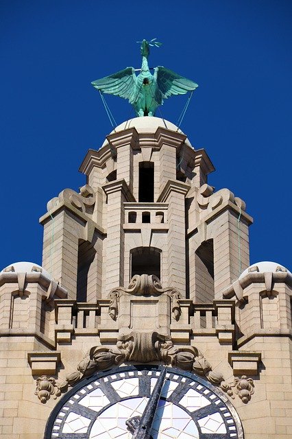 Free download Liver Bird Building Clock -  free photo or picture to be edited with GIMP online image editor
