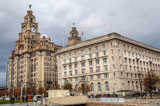 Template Photo Liver Building River -  for OffiDocs