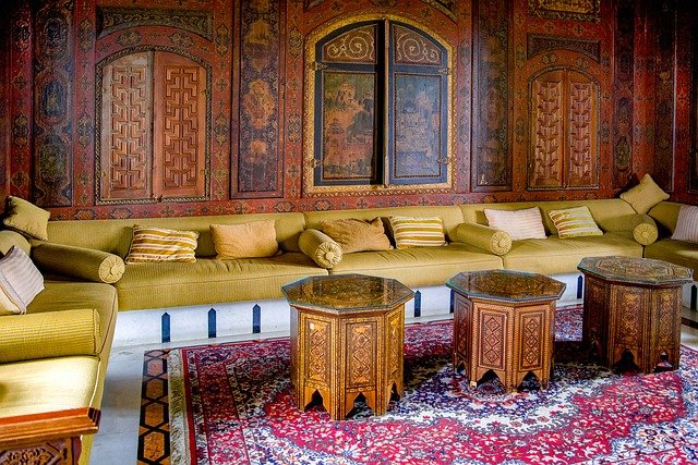Descărcați gratuit camera de zi canapea palat orientală imagine gratuită pentru a fi editată cu editorul de imagini online gratuit GIMP