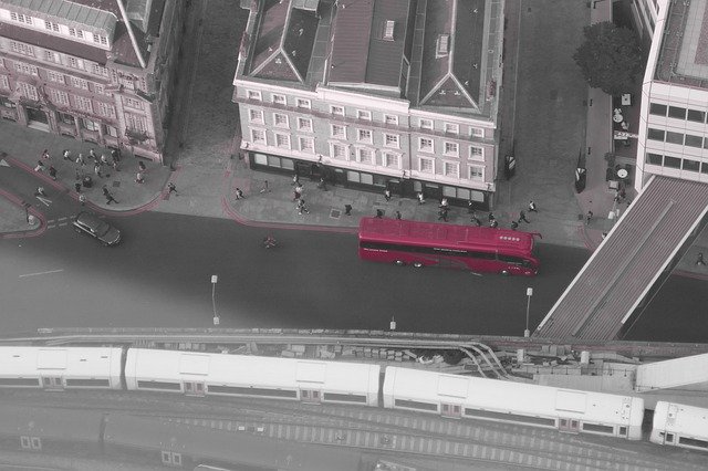 Scarica gratuitamente London Bus Red: foto o immagini gratuite da modificare con l'editor di immagini online GIMP