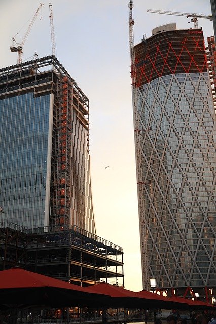 Free download London Canary Wharf Architecture -  free photo or picture to be edited with GIMP online image editor