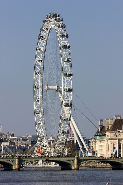 Gratis download London Eye Wheel Engeland - gratis foto of afbeelding om te bewerken met GIMP online afbeeldingseditor