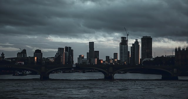 Free download london skyline river bridge sunset free picture to be edited with GIMP free online image editor