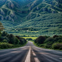 Long asphalt road Wallpaper  screen for extension Chrome web store in OffiDocs Chromium