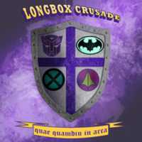Free download Longbox Crusade New Podcast Logo 1400x 1400 free photo or picture to be edited with GIMP online image editor