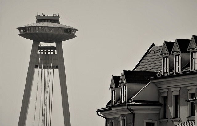 Free download lookout bratislava ufo buildings free picture to be edited with GIMP free online image editor