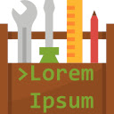 Lorem Ipsum Toolbox  screen for extension Chrome web store in OffiDocs Chromium