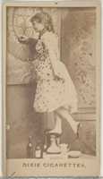 Free download Lotta, from the Actors and Actresses series (N45, Type 7) for Dixie Cigarettes free photo or picture to be edited with GIMP online image editor