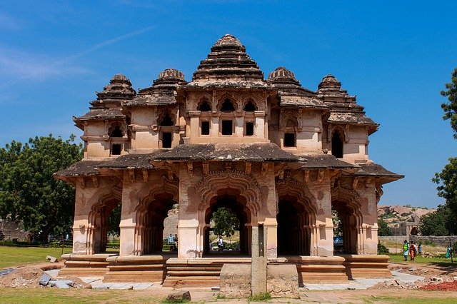Free download Lotus Mahal Hampi India -  free free photo or picture to be edited with GIMP online image editor