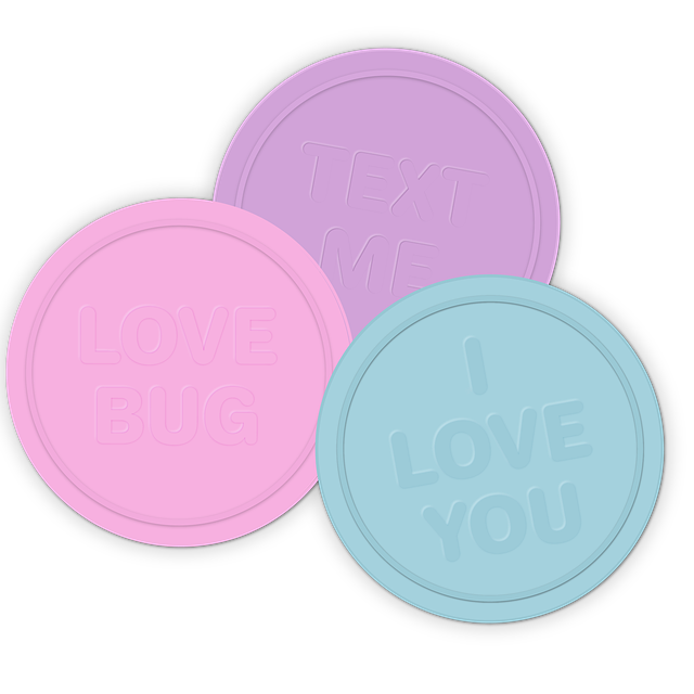 Free download Love Hearts I You Bug -  free illustration to be edited with GIMP free online image editor