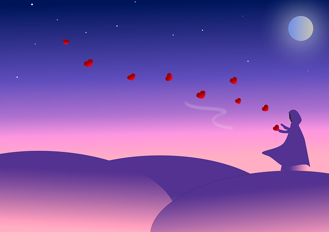 Free download Love In Romantic -  free illustration to be edited with GIMP free online image editor